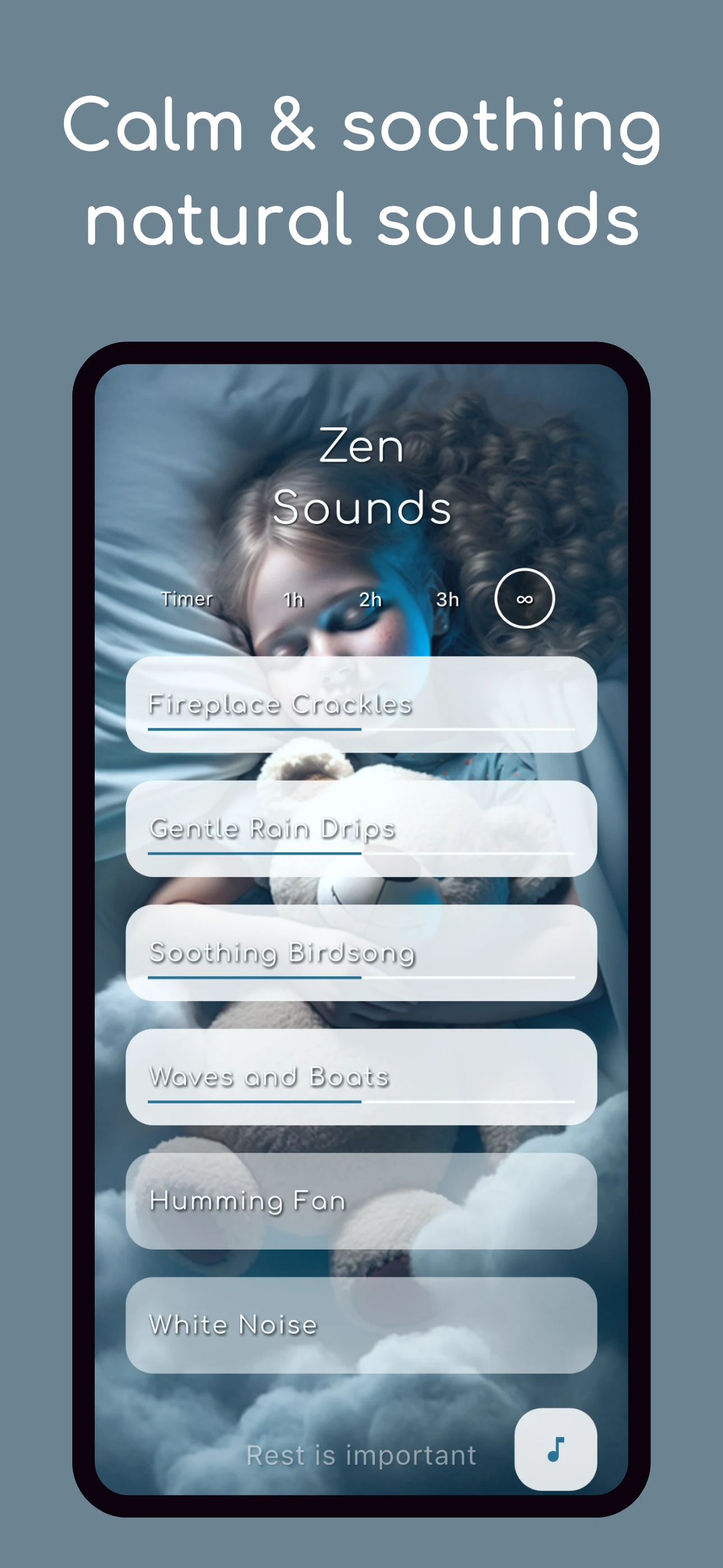 White Noise Zen Sleep Sounds screenshot