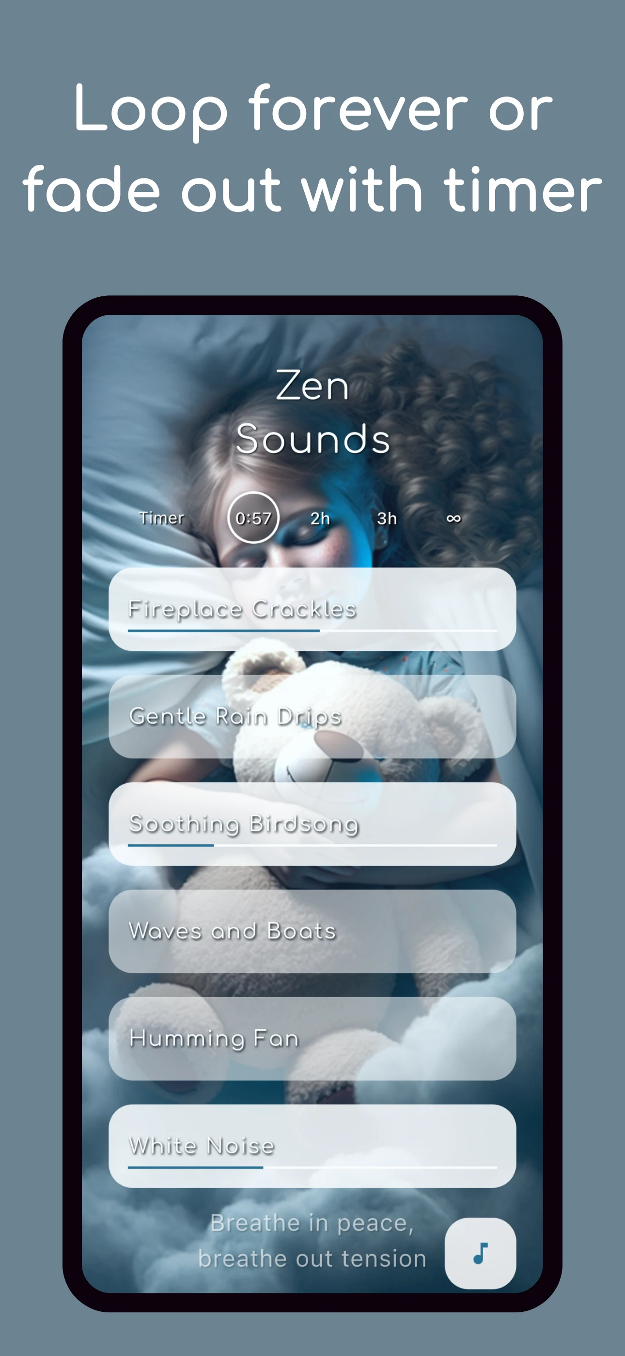 White Noise Zen Sleep Sounds screenshot