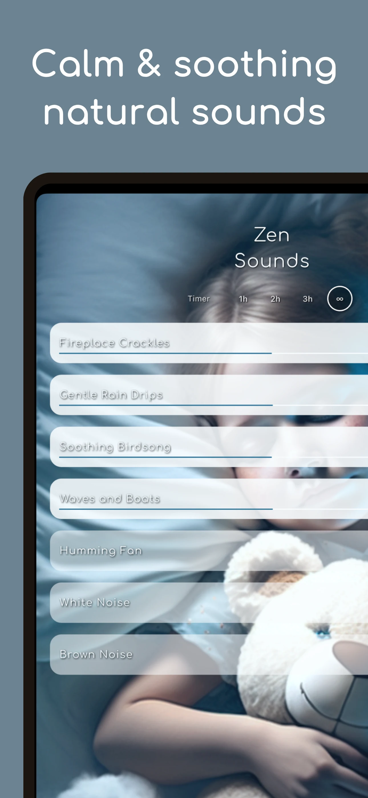 White Noise Zen Sleep Sounds screenshot